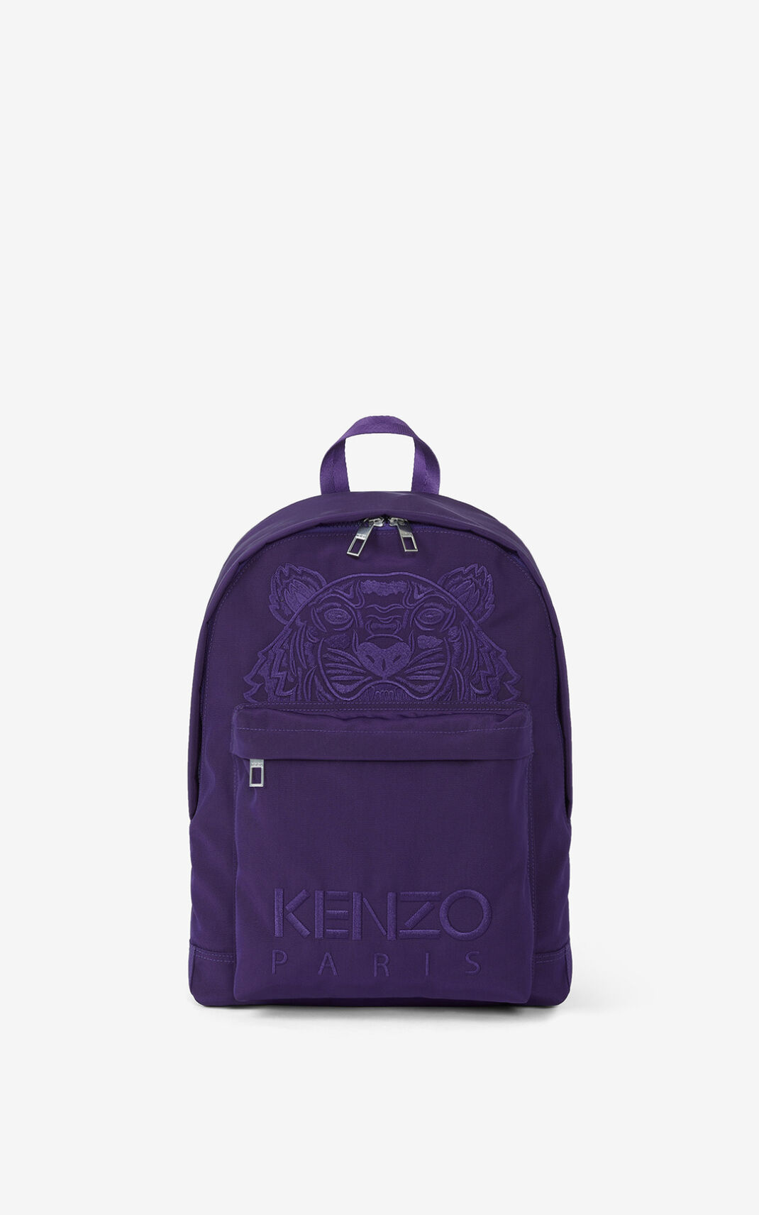 Kenzo Canvas Kampus 虎 リュック レディース 紫 - IXSATD057